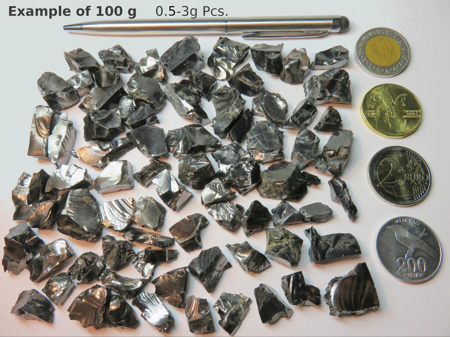 ELITE SHUNGITE: Noble Shungite Rocks = pure natural Crystals, Precious Shungite Water purification, Crystal Healing Stones, EMF Protection