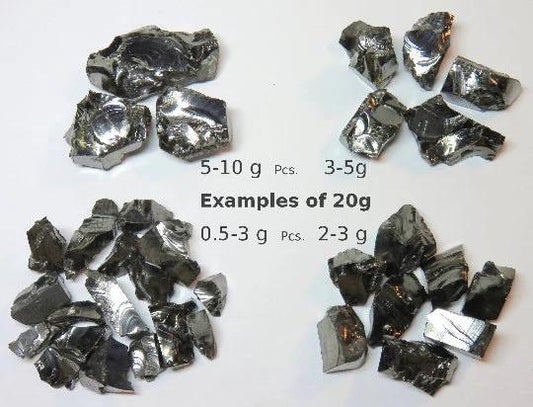 ELITE SHUNGITE: Noble Shungite Rocks = pure natural Crystals, Precious Shungite Water purification, Crystal Healing Stones, EMF Protection