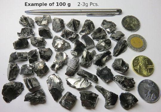 ELITE SHUNGITE: Noble Shungite Rocks = pure natural Crystals, Precious Shungite Water purification, Crystal Healing Stones, EMF Protection